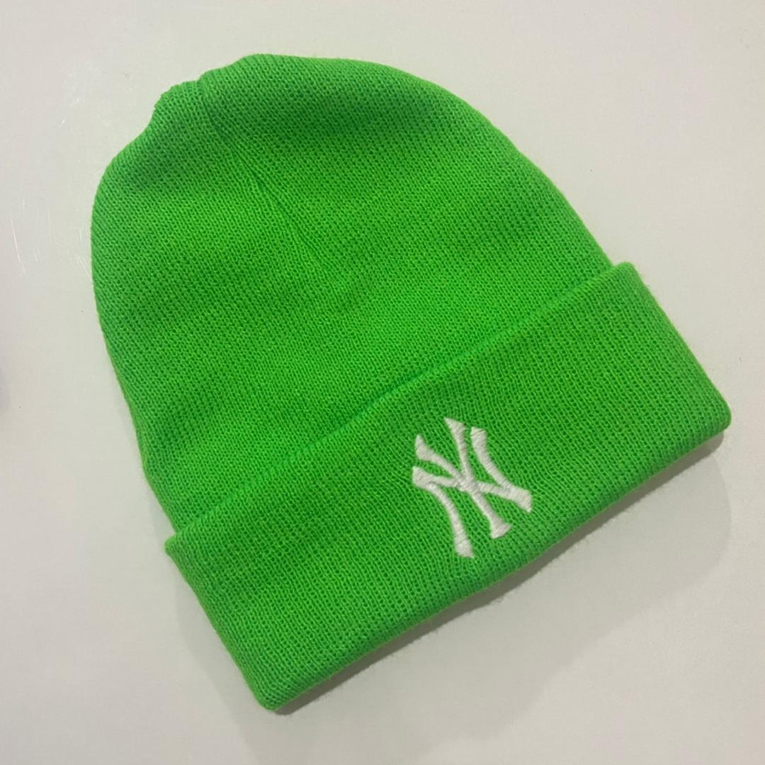کلاه بافت سبز روشن1056001