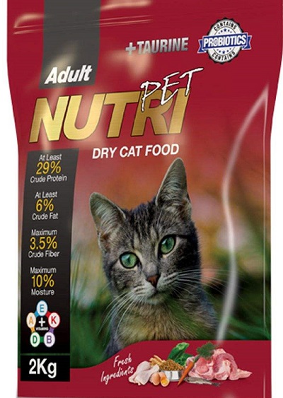 Nutri Pet 29Percent Pro Dry Cat Food 2 Kg