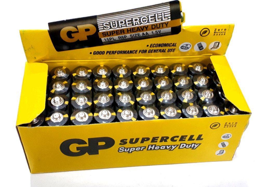 باتری Gp نیم قلم ۴۰ عددی super heavy-duty