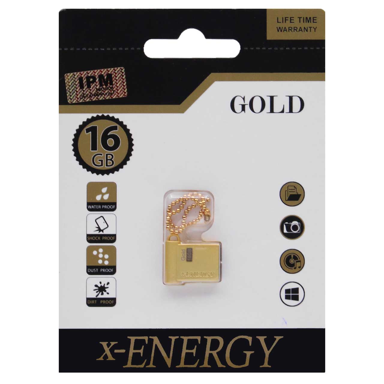 فلش ۱۶ گیگ X-ENERGY مدل : Gold