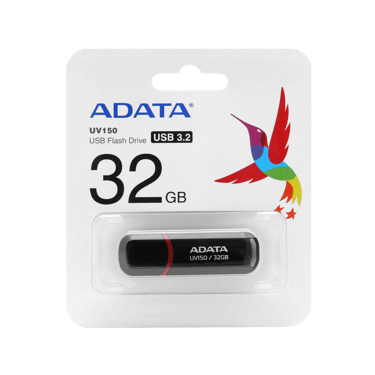 ADATA UV150 USB 3.2 Flash Memory-32GB قرمز (گارانتی مادام شرکت آونگ) #