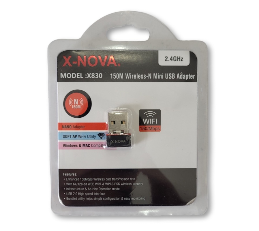 کارت شبکه wireless x-nova مدل x830