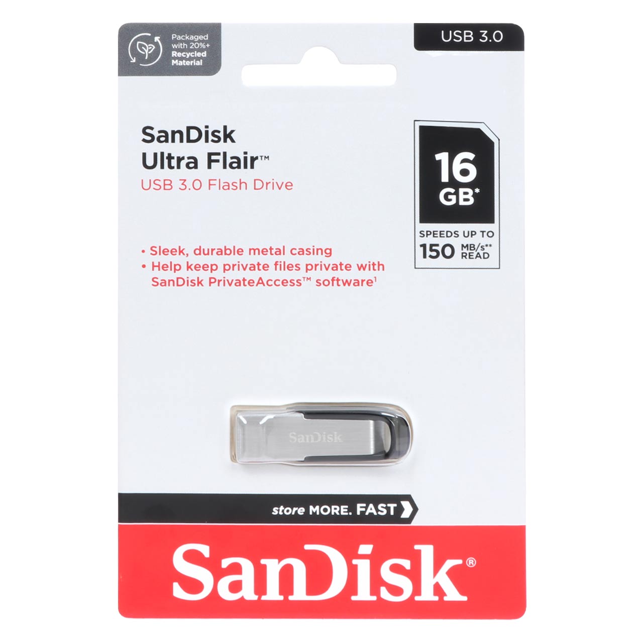 SanDisk Ultra Flair USB3.0 Flash Memory-16GB(گارانتی ایران رهجو
