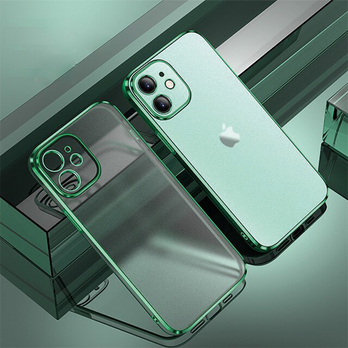 قاب گوشی iPhone 12 Pro آیفون طرح طلقی شیشه ای PC SLIME CASE شفاف اورجینال محافظ لنزدار گلسی