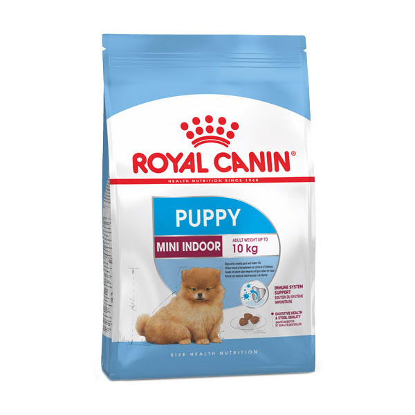 غذای خشک سگ رویال کنین مدل Mini Indoor Puppy وزن 1.5 کیلوگرم ا ROYAL CANIN Mini Indoor Puppy