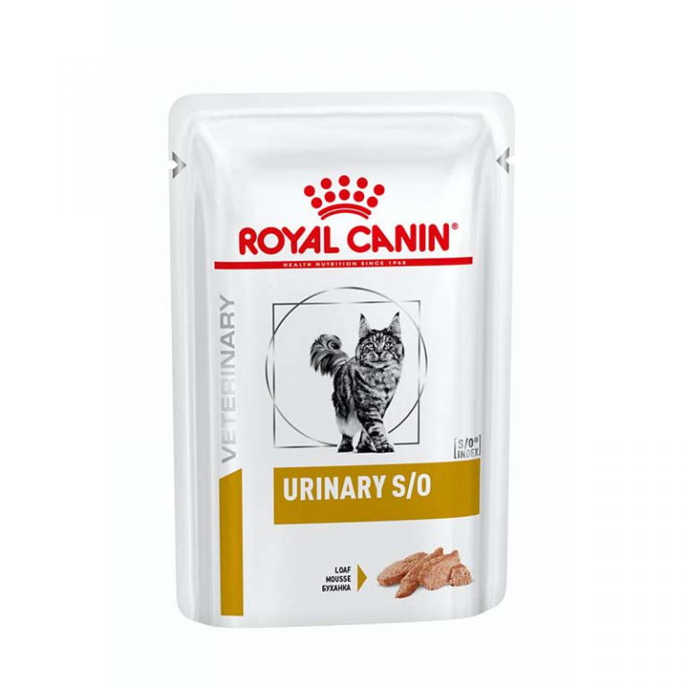 غذای پوچ گربه یورینری اس او رویال کنین (Royal Canin Cat Urinary S/O Pouch) وزن 85 گرم