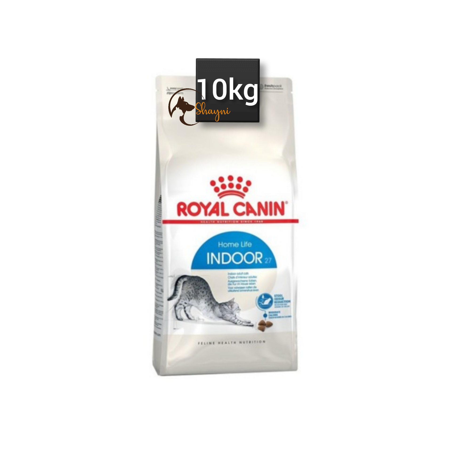 غذای خشک گربه رویال کنین مدل ایندور | Indoor وزن 10 کیلوگرم ا Royal Canin Indoor Life