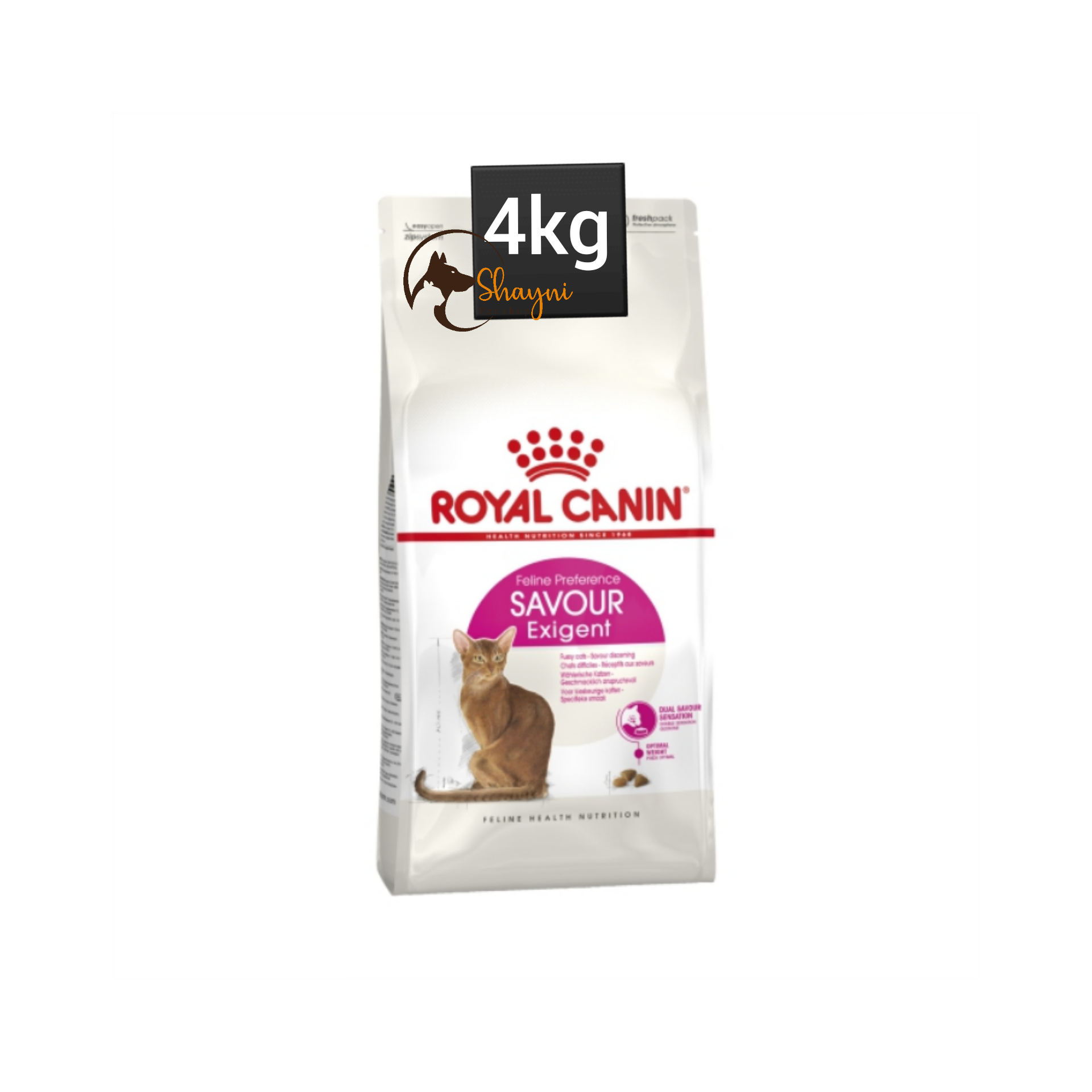 غذای خشک گربه رویال کنین مدل ساوار اگزیجنت ۴ کیلویی | Royal Canin Savour Exigent Adult Cat ا Royal canin Savour exigent