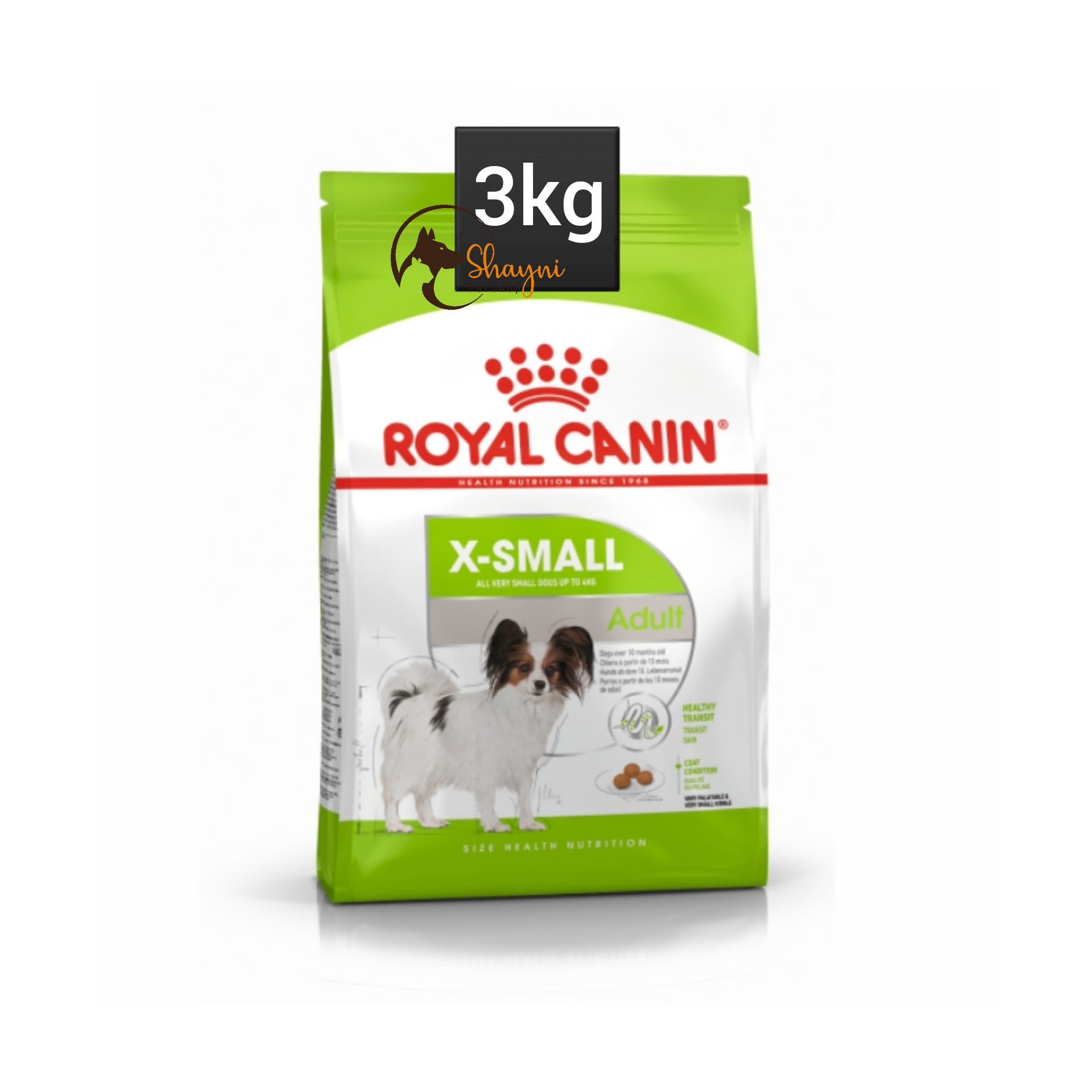 غذای خشک سگ رویال کنین مدل ایکس اسمال | X-Small وزن ۳کیلوگرم