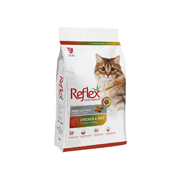 غذای خشک گربه رفلکس مولتی کالر وزن 15 کیلوگرم ا Reflex Adult Cat Food 15 Kg