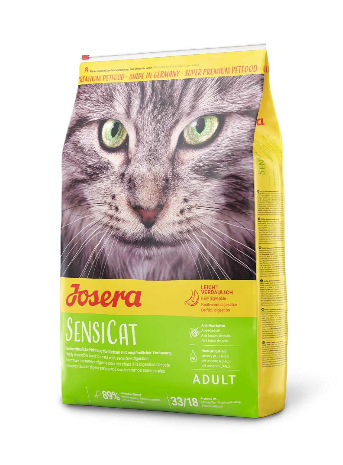 غذای خشک گربه جوسرا سنسی کت Josera Sensicat وزن ۱۰ کیلوگرم