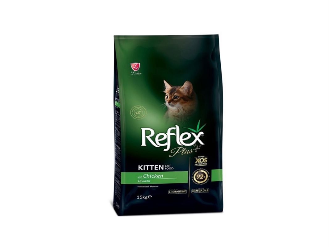 غذای خشک بچه گربه رفلکس پلاس با طعم مرغ 1.5 کیلوگرم ا Reflex Plus Kitten Chicken 1.5kg
