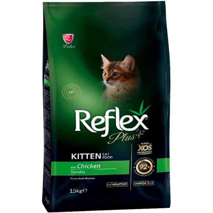 غذای خشک بچه گربه رفلکس پلاس با طعم مرغ Reflex Plus Chicken Kitten وزن 15 کیلوگرم