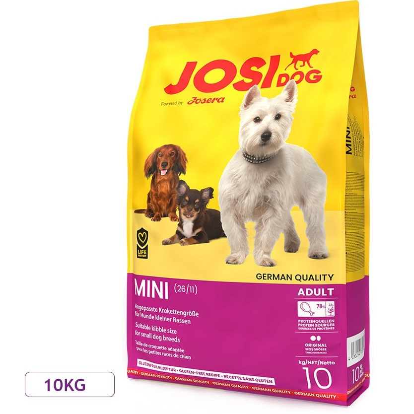 غذای خشک سگ بالغ نژاد کوچک جوسی داگ جوسرا ‌Josera Josidog Mini Adult وزن ۱۰ کیلوگرم
