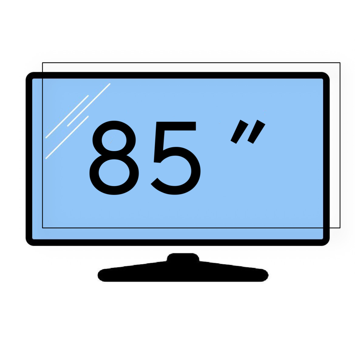 محافظ صفحه تلویزیون 85 اینچ. ابعاد (190*109) 2میل تایوانی اصل مارک چوچن