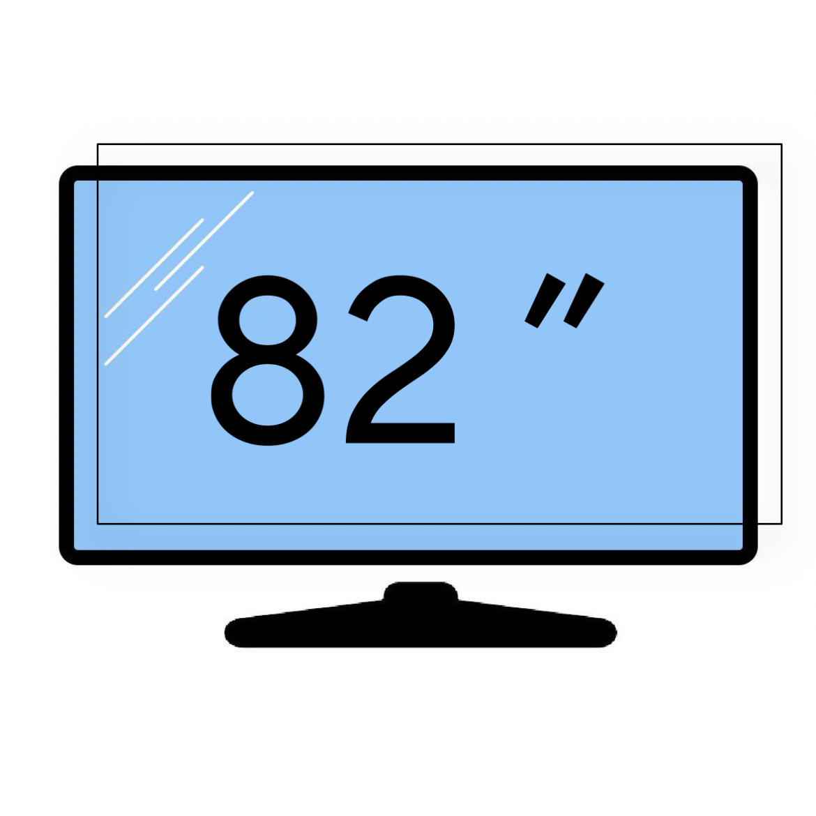 محافظ صفحه تلویزیون 82 اینچ