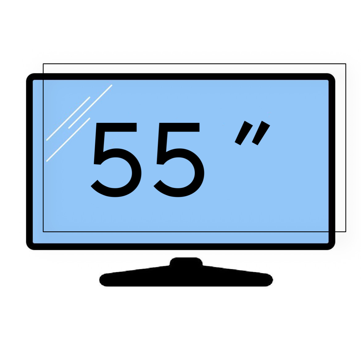 محافظ صفحه تلویزیون 55 اینچ  تایوانی