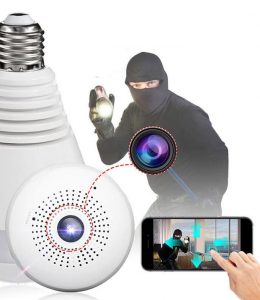 دزدگیر دوربین لامپی مخفی