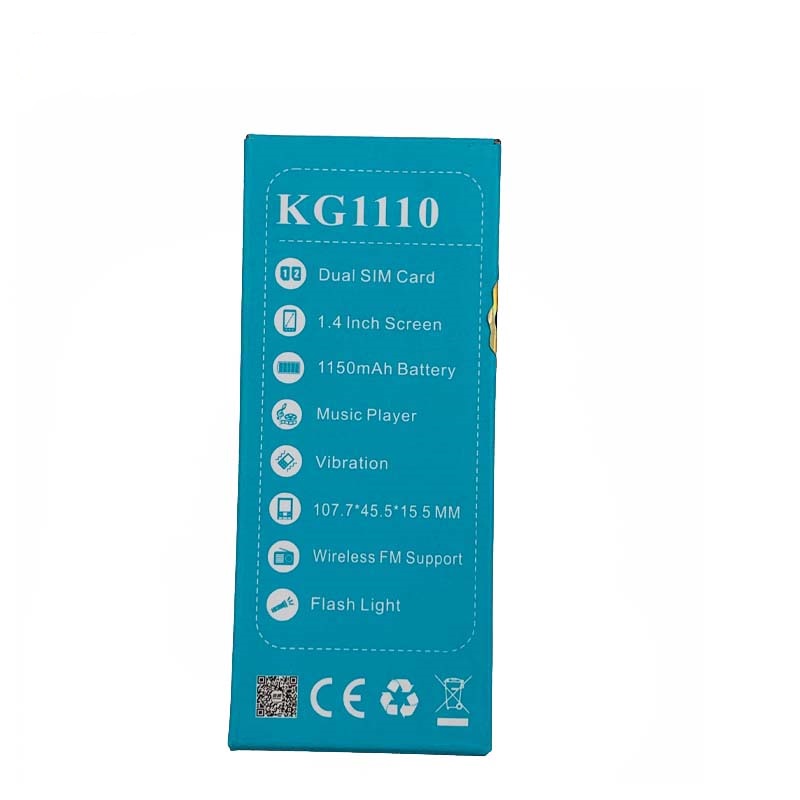 گوشی موبایل کاجیتل مدل kg1110 دو سیم‌ کارت ظرفیت 16 مگابایت و رم 32 مگابایت شماره گیری سریع بدون دوربین