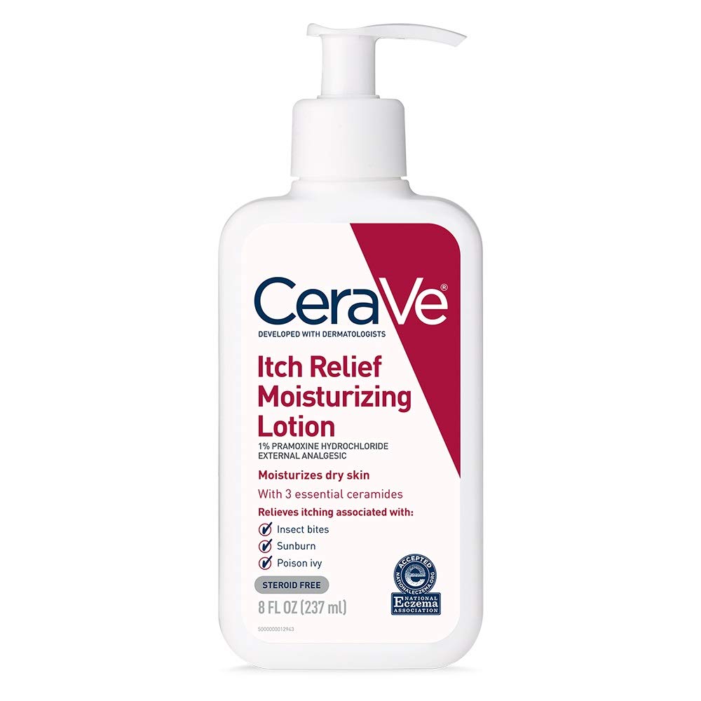 لوسیون کرم مرطوب کننده و ضد خارش سراوی CeraVe مدل Itch Relief  تسکین دهنده و بازسازی پوستس