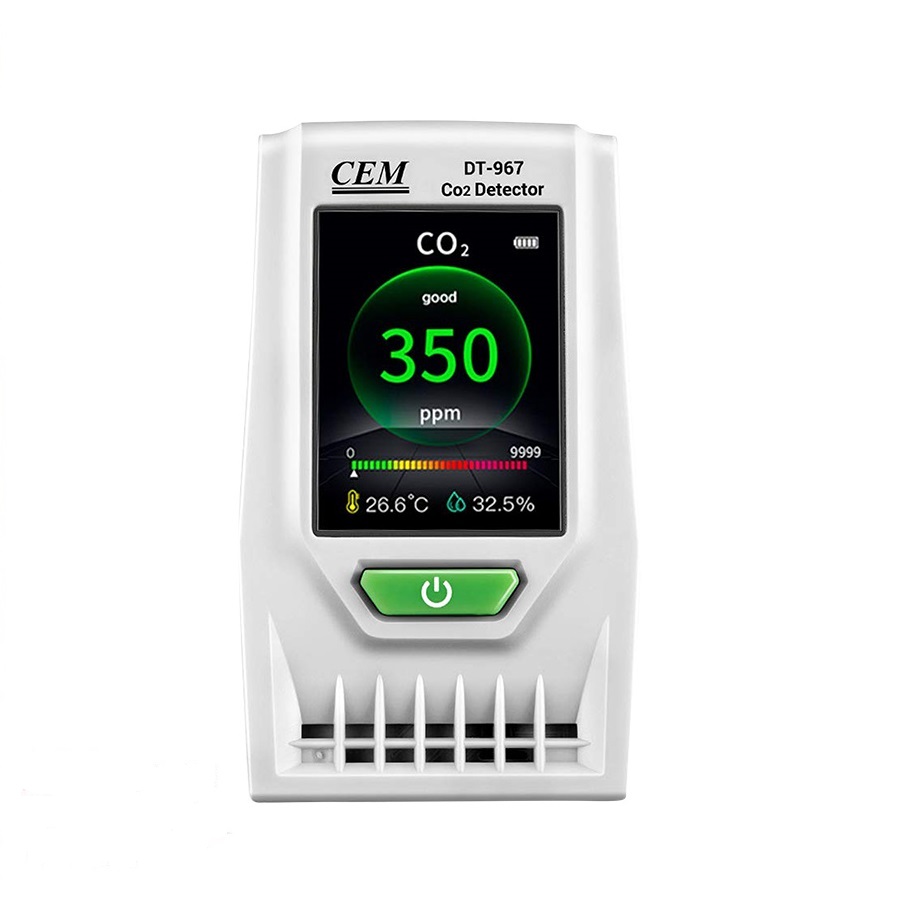 دستگاه چند کاره دی اکسید کربن سنج (CO2 سنج ) مدل CEM DT-967 ساخت کمپانی معروف CEM ( رطوبت سنج و دماسنج)