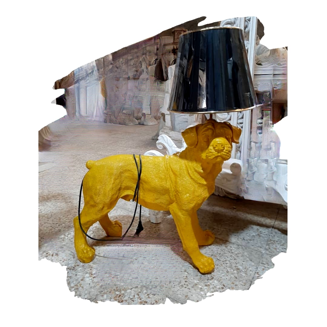 آباژور مجسمه سگ انگلیسی کد0036