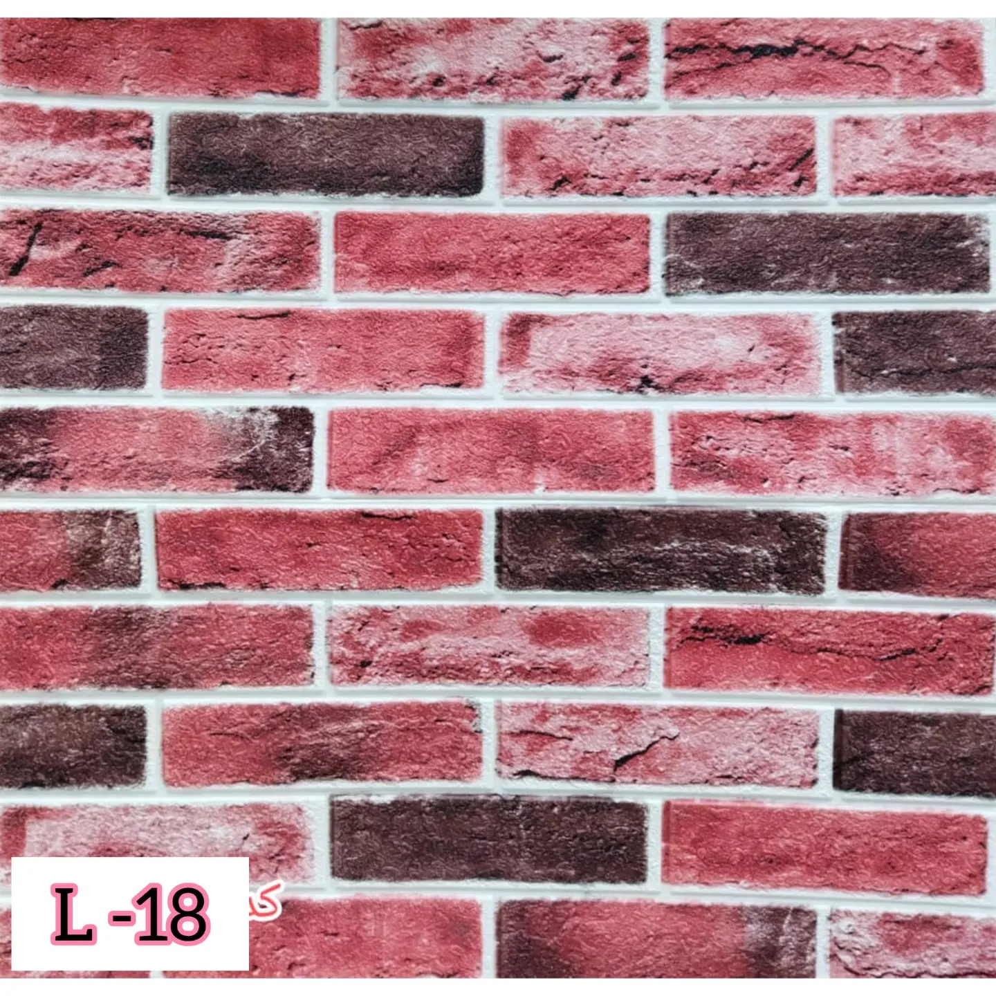 دیوارپوش فومی سری Luxery  طرح آجر کد L=18
