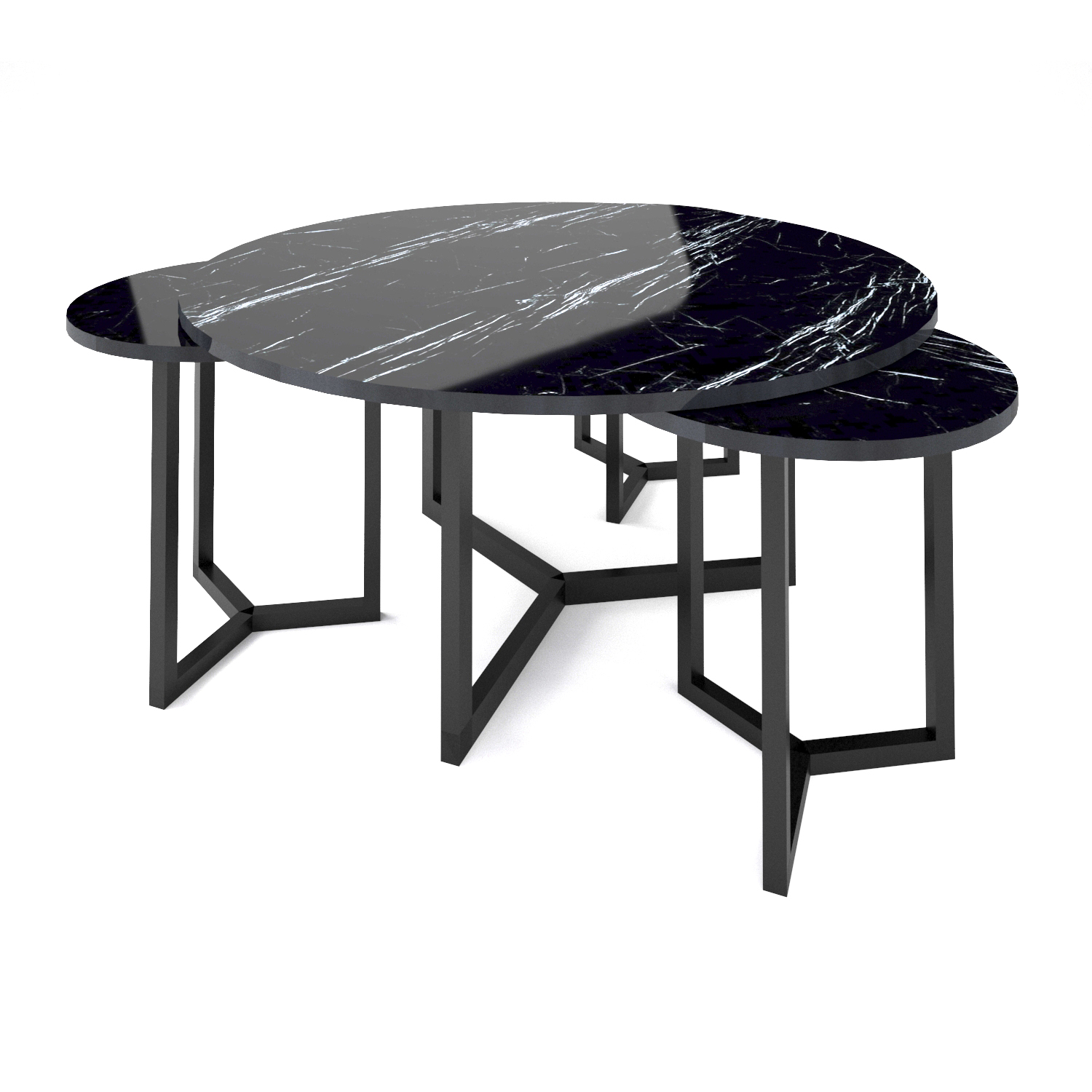 ست میز پذیرایی مدرن (میز جلو مبلی و عسلی) - مدل FTS101
