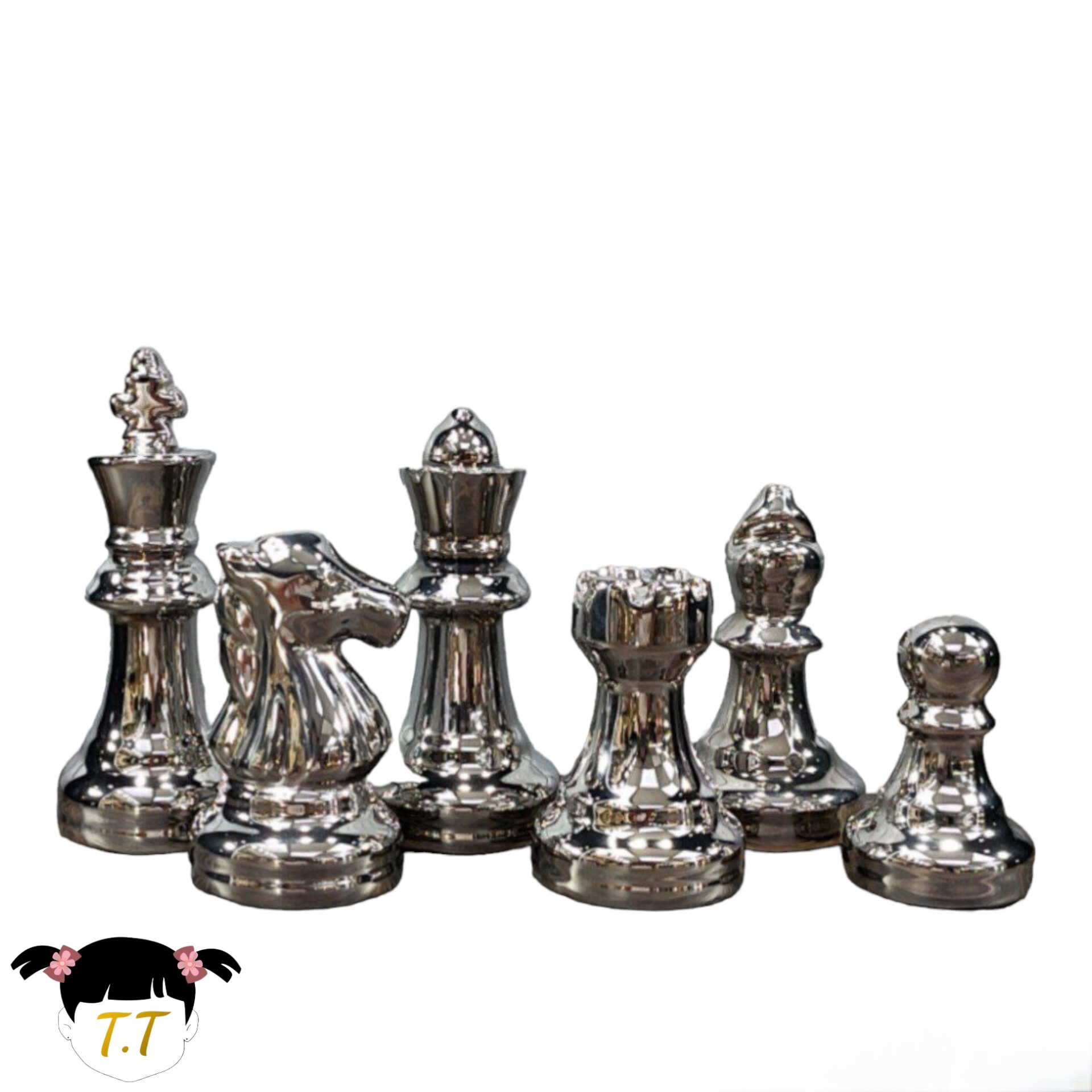 پک شطرنج دکوری سیلور