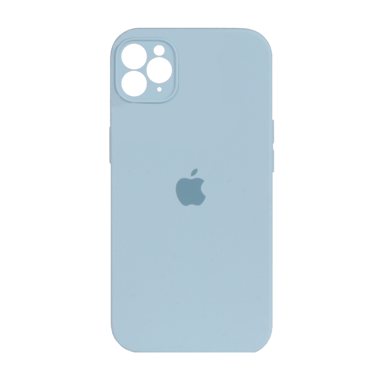 قاب سیلیکونی پاک کنی محافظ لنزدار iPhone 11 Pro - آبی روشن (پک اصلی)