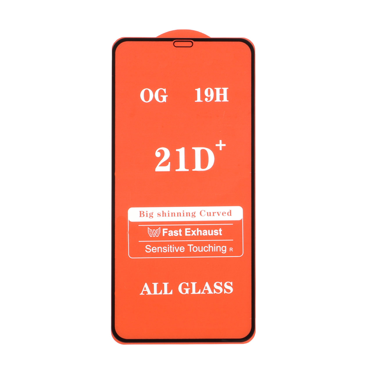 محافظ صفحه نمایش شیشه ای iphone11 Pro max / X max / XS Max - Full 21D (بدون پک) - مشکی