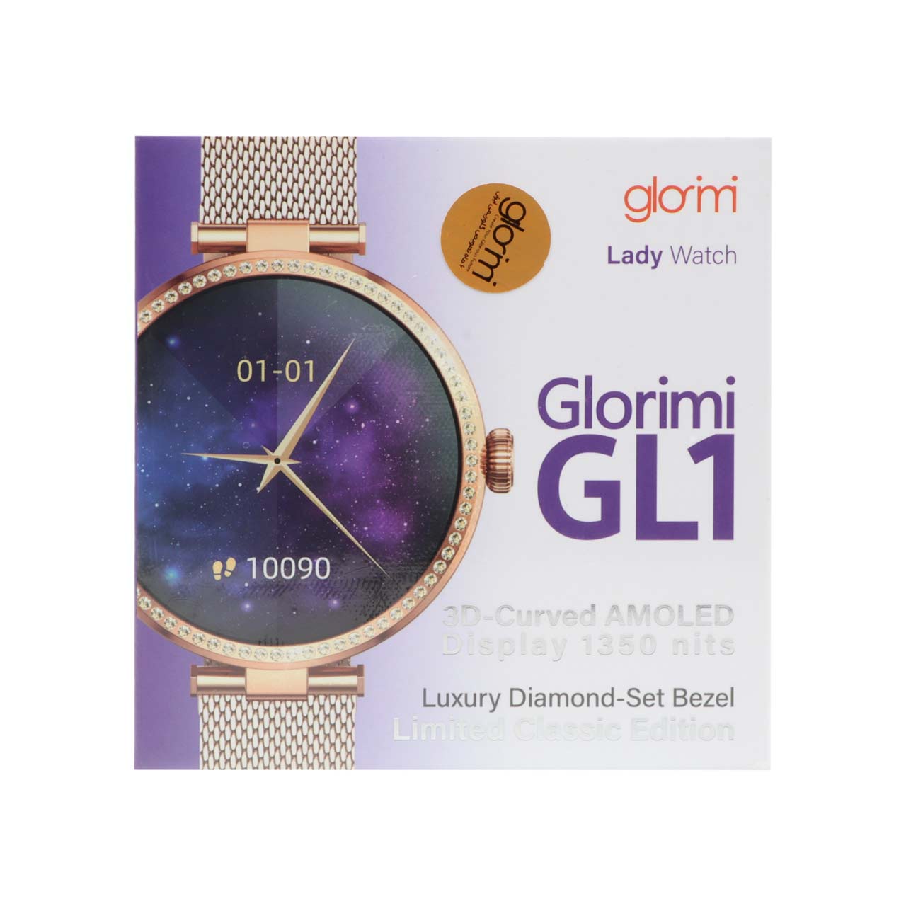 ساعت هوشمند شیائومی Glorimi مدل Lady Watch GL1 - طلایی