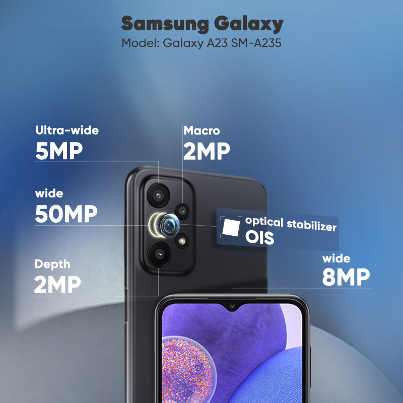 گوشی موبایل سامسونگ مدل Galaxy A23 SM-A235 دو سیم کارت ظرفیت 128 گیگابایت و رم 4 گیگابایت