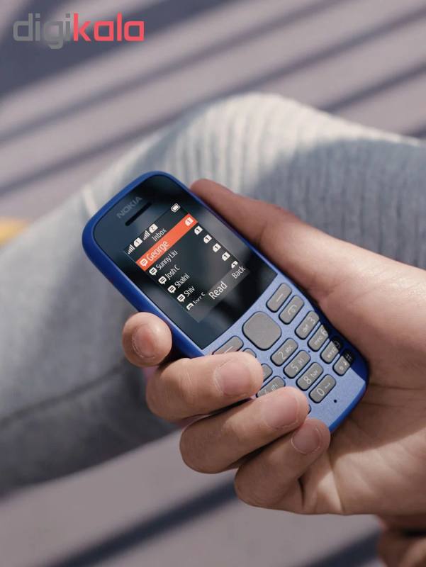 گوشی موبایل نوکیا مدل 105 - 2019 TA-1174 DS FA دو سیم کارت ظرفیت 4 مگابایت و رم 4 مگابایت