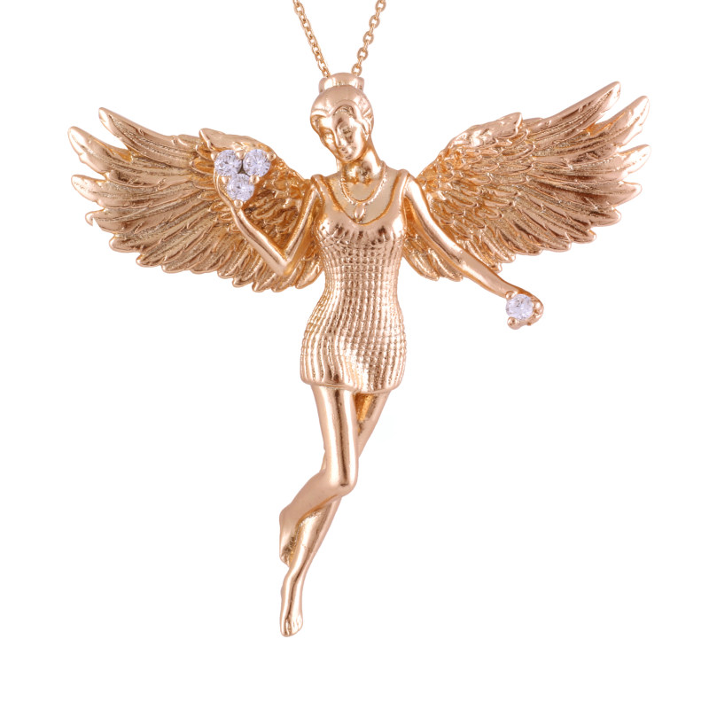 گردنبند زنانه ژوپینگ مدل فرشته کد N3136n