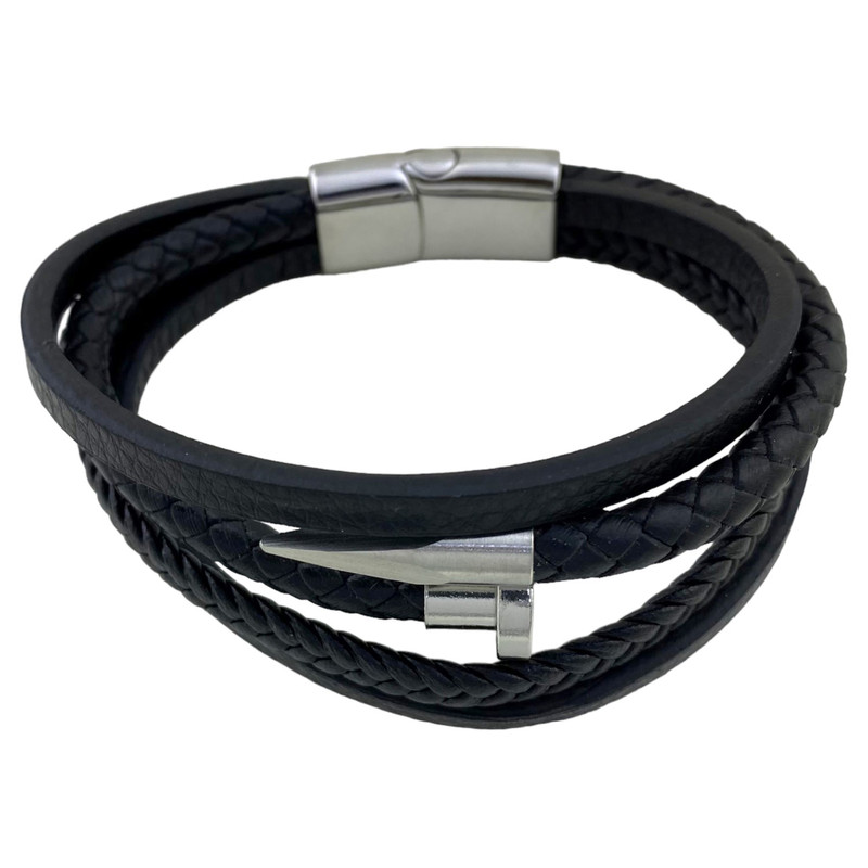 دستبند مردانه مدل میخ کد B4301